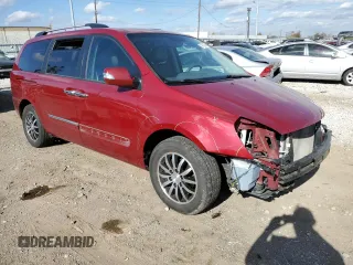 2011 Kia Sedona EX with VIN KNDMH4C72B6374068, listed as a Copart auction lot 79109454 with 104,860 mi miles and Salvage Title. Bid and sale history available at carsss.com. Image 4.