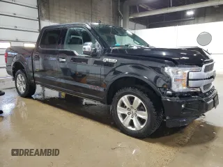2019 Ford F-150 XL with VIN 1FTEW1E49KFA35982, listed as a Copart auction lot 42703425 with 49,189 mi miles and Salvage Title. Bid and sale history available at carsss.com. Image 4.