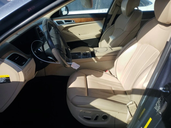 2017 Genesis G80 5.0L Ultimate with VIN KMHGN4JF4HU200082, listed as a Copart auction lot 77089784 with 63,158 mi miles and Non Repairable. Bid and sale history available at carsss.com. Image 7.