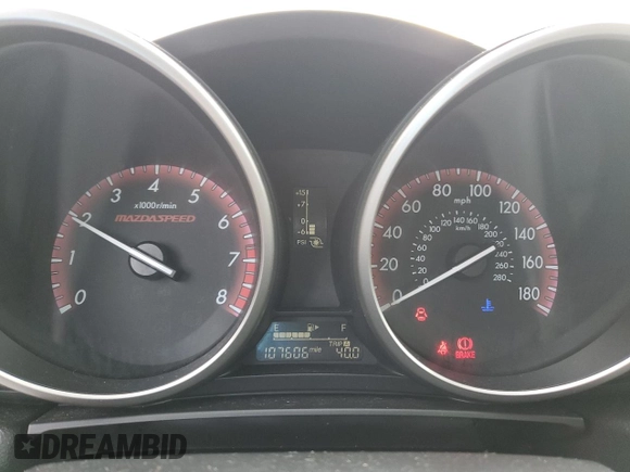 2012 Mazda 3 Mazdaspeed3 Touring with VIN JM1BL1L44C1504537, listed as a Copart auction lot 46816395 with 107,606 mi miles and Clean Title. Bid and sale history available at DreamBid. Image 9.