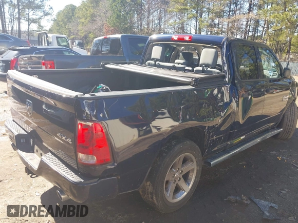 2017 Ram 1500 Express with VIN 1C6RR7FT5HS854092, listed as a IAAI auction lot 41589388 with 97,694 mi miles and . Bid and sale history available at carsss.com. Image 4.