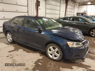2012 Volkswagen Jetta Sedan TDI with VIN 3VW3L7AJ8CM378733, listed as a IAAI auction lot 41571197 with 151,159 mi miles. Bid and sale history available at carsss.com. Image 1.