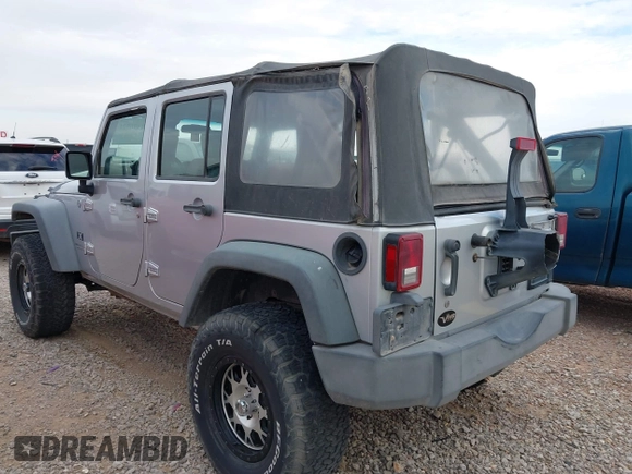 2008 Jeep Wrangler Unlimited X with VIN 1J4GA39198L651172, listed as a IAAI auction lot 41936521 with 69,007 mi miles and . Bid and sale history available at DreamBid. Image 14.