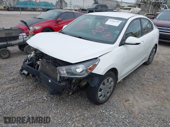 2021 Kia Rio LX with VIN 3KPA24AD3ME400283, listed as a IAAI auction lot 41495331 with 84,920 mi miles. Bid and sale history available at carsss.com. Image 17.
