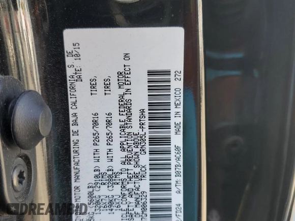 2016 Toyota Tacoma SR with VIN 3TMCZ5AN7GM006329, listed as a Copart auction lot 51313335 with 132,986 mi miles and Salvage Title. Bid and sale history available at carsss.com. Image 13.