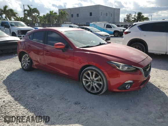 2015 Mazda 3 S Grand Touring with VIN JM1BM1M38F1255828, listed as a Copart auction lot 44908875 with 82,119 mi miles and Salvage Title. Bid and sale history available at DreamBid. Image 4.