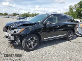 2019 Infiniti QX60 Luxe with VIN 5N1DL0MN0KC516502, listed as a Copart auction lot 61435135 with 49,101 mi miles and Non repairable. Bid and sale history available at DreamBid. Image 1.