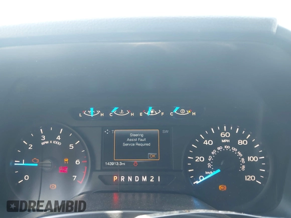 2017 Ford F-150 XL with VIN 1FTMF1CP0HKD67320, listed as a IAAI auction lot 42543224 with 143,913 mi miles and . Bid and sale history available at DreamBid. Image 7.