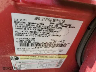 2005 Ford Freestyle SEL with VIN 1FMZK051X5GA71378, listed as a Copart auction lot 70629734 with 141,680 mi miles and Salvage Title. Bid and sale history available at carsss.com. Image 14.