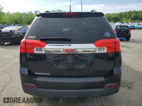 2011 GMC Terrain SLE-2 with VIN 2CTALSEC7B6245046, listed as a Copart auction lot 54384055 with Not provided miles and Salvage title. Bid and sale history available at DreamBid. Image 6.