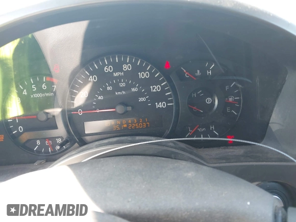 2005 Nissan Titan XE with VIN 1N6AA07A65N512479, listed as a IAAI auction lot 41659482 with 225,037 mi miles and . Bid and sale history available at DreamBid. Image 7.