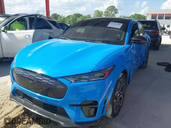 2022 Ford Mustang Mach-E GT with VIN 3FMTK4SE0NMA31868, listed as a IAAI auction lot 41951180 with 29,446 mi miles and . Bid and sale history available at DreamBid. Image 17.