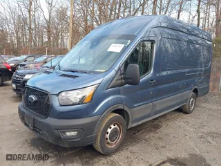 2023 Ford Transit Cargo Van with VIN 1FTBR3X86PKA19968, listed as a IAAI auction lot 41587524 with 44,987 mi miles. Bid and sale history available at carsss.com. Image 17.