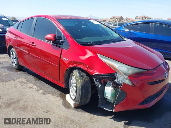 2016 Toyota Prius Four with VIN JTDKARFU2G3519256, listed as a IAAI auction lot 41690372 with 179,268 mi miles. Bid and sale history available at carsss.com. Image 1.