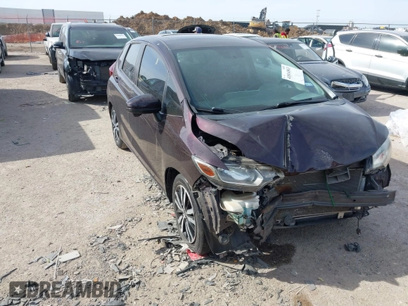 2017 Honda Fit EX-L with VIN JHMGK5H8XHS022733, listed as a IAAI auction lot 41814563 with 68,619 mi miles and . Bid and sale history available at DreamBid. Image 1.