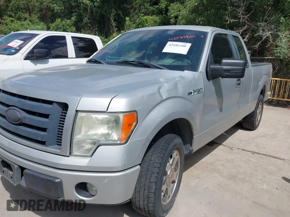 2009 Ford F-150 STX with VIN 1FTRX12W59FB48648, listed as a IAAI auction lot 42585400 with 194,483 mi miles and . Bid and sale history available at DreamBid. Image 6.