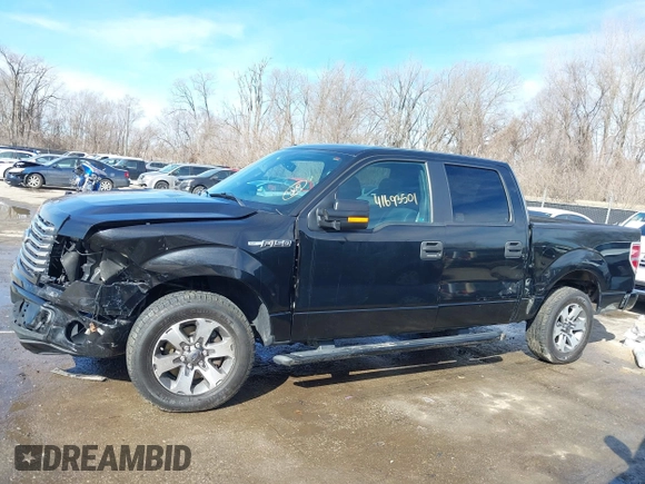 2012 Ford F-150 XL with VIN 1FTEW1CM6CFB99548, listed as a IAAI auction lot 41693501 with 129,728 mi miles. Bid and sale history available at carsss.com. Image 6.
