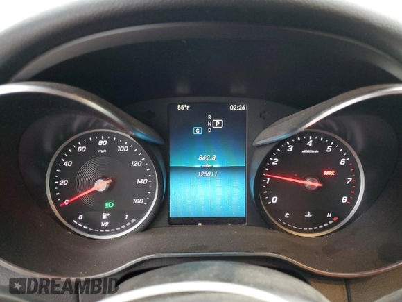 2019 Mercedes-Benz C 300 with VIN WDDWJ8EB1KF784212, listed as a Copart auction lot 88445735 with 125,011 mi miles and Salvage Title. Bid and sale history available at DreamBid. Image 9.