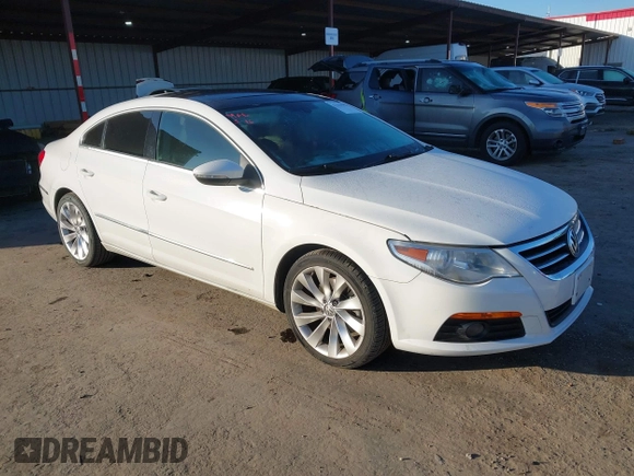 2012 Volkswagen CC Lux PZEV with VIN WVWHP7AN5CE501653, listed as a IAAI auction lot 41355917 with 98,607 mi miles. Bid and sale history available at carsss.com. Image 1.