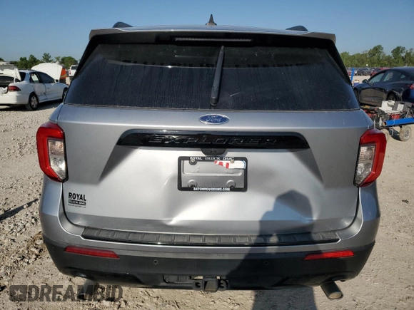 2022 Ford Explorer ST-Line with VIN 1FMSK7KH3NGC31810, listed as a Copart auction lot 51097375 with 42,593 mi miles and Salvage Title. Bid and sale history available at carsss.com. Image 6.