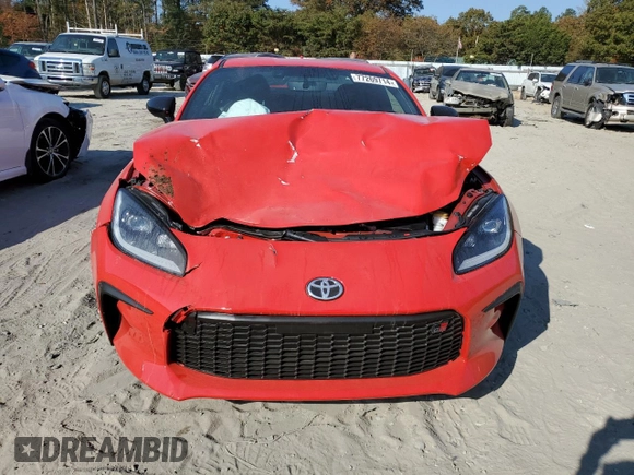 2023 Toyota GR86 Premium with VIN JF1ZNBF19P8758490, listed as a Copart auction lot 77269714 with 2,195 mi miles and Salvage Title. Bid and sale history available at carsss.com. Image 5.