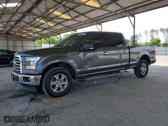 2017 Ford F-150 XL with VIN 1FTFW1EFXHFC51080, listed as a Copart auction lot 56466455 with 87,235 mi miles and Salvage title. Bid and sale history available at DreamBid. Image 1.