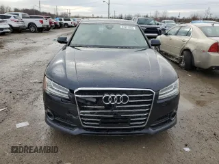 2017 Audi A8 L with VIN WAU44AFD5HN007060, listed as a Copart auction lot 84931284 with 110,855 mi miles and Salvage Title. Bid and sale history available at carsss.com. Image 5.