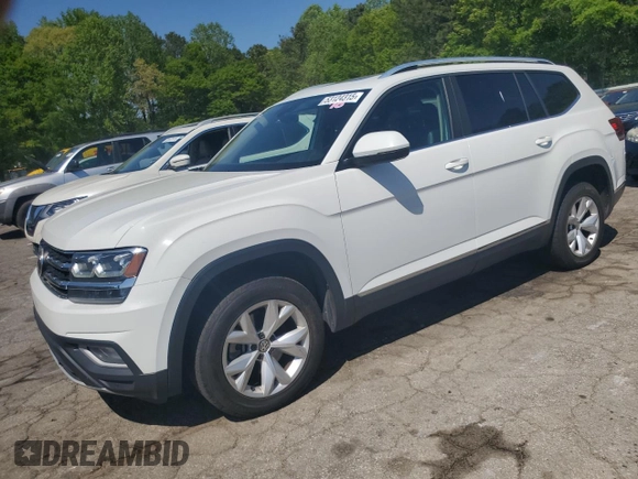 2018 Volkswagen Atlas SEL with VIN 1V2ER2CA3JC514757, listed as a Copart auction lot 53124315 with 186,391 mi miles and Clean title. Bid and sale history available at DreamBid. Image 1.