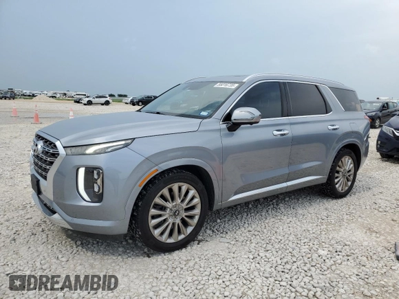 2020 Hyundai Palisade Limited with VIN KM8R5DHE7LU076579, listed as a Copart auction lot 55016735 with 87,034 mi miles and Clean title. Bid and sale history available at DreamBid. Image 1.
