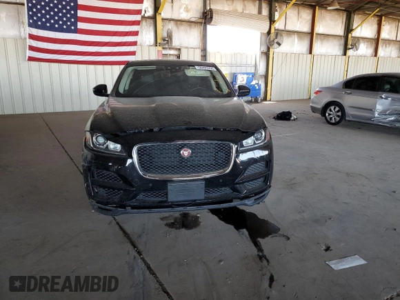 2019 Jaguar F-Pace 25t with VIN SADCS2FX9KA601836, listed as a Copart auction lot 56493255 with 80,825 mi miles and Salvage title. Bid and sale history available at DreamBid. Image 5.