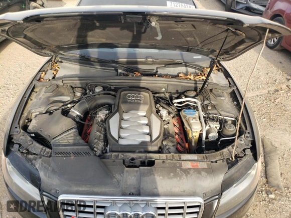 2008 Audi S5 with VIN WAURV78T18A010569, listed as a Copart auction lot 71275424 with 89,574 mi miles and Salvage Title. Bid and sale history available at carsss.com. Image 11.