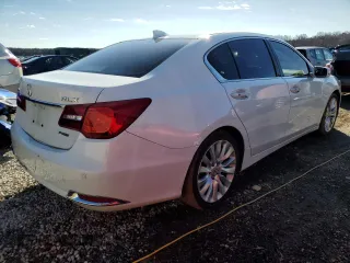 2014 Acura RLX Advance Pkg with VIN JH4KC1F90EC007241, listed as a Copart auction lot 83862984 with 117,150 mi miles and Salvage Title. Bid and sale history available at carsss.com. Image 3.