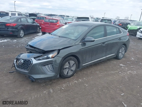 2022 Hyundai Ioniq Hybrid SE with VIN KMHC75LC1NU285671, listed as a IAAI auction lot 41362786 with 50,247 mi miles. Bid and sale history available at carsss.com. Image 17.