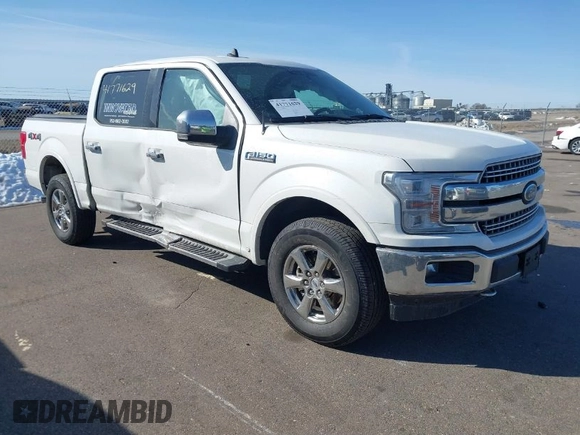 2020 Ford F-150 XL with VIN 1FTEW1E4XLKE95564, listed as a IAAI auction lot 41771629 with 125,333 mi miles and . Bid and sale history available at DreamBid. Image 1.