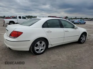 2008 Acura RL with VIN JH4KB16578C000162, listed as a Copart auction lot 44199465 with 209,128 mi miles and Salvage Title. Bid and sale history available at DreamBid. Image 3.