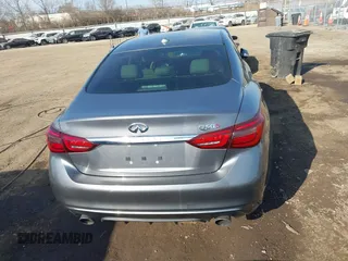 2019 Infiniti Q50 3.0t LUXE with VIN JN1EV7AP7KM513059, listed as a IAAI auction lot 41737122 with 77,337 mi miles. Bid and sale history available at carsss.com. Image 16.