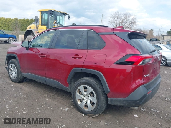 2019 Toyota RAV4 LE with VIN JTMG1RFV2KD005523, listed as a IAAI auction lot 41910005 with 64,119 mi miles. Bid and sale history available at carsss.com. Image 3.