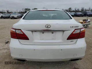 2012 Lexus LS 460 with VIN JTHCL5EF2C5015183, listed as a Copart auction lot 45860465 with 127,876 mi miles and Salvage title. Bid and sale history available at DreamBid. Image 6.