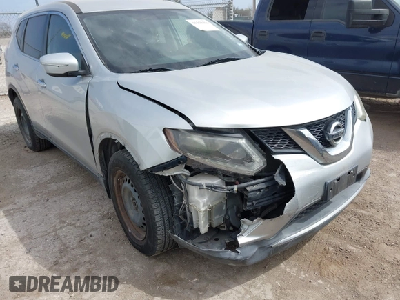 2015 Nissan Rogue SV with VIN 5N1AT2MKXFC755212, listed as a IAAI auction lot 41568466 with 118,449 mi miles. Bid and sale history available at carsss.com. Image 6.
