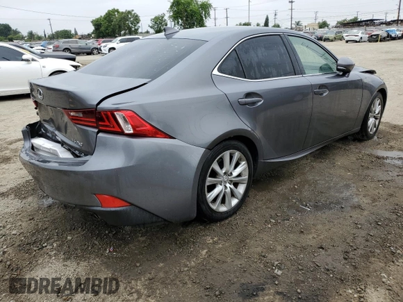 2015 Lexus IS 250 with VIN JTHBF1D28F5074947, listed as a Copart auction lot 59385245 with 120,918 mi miles and Salvage title. Bid and sale history available at DreamBid. Image 3.