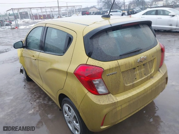 2022 Chevrolet Spark LS with VIN KL8CB6SA0NC024409, listed as a IAAI auction lot 41467964 with 35,650 mi miles. Bid and sale history available at carsss.com. Image 3.
