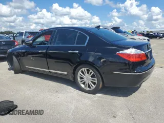 2009 Hyundai Genesis with VIN KMHGC46F89U032611, listed as a Copart auction lot 73835574 with 0 mi miles and Salvage Title. Bid and sale history available at carsss.com. Image 2.