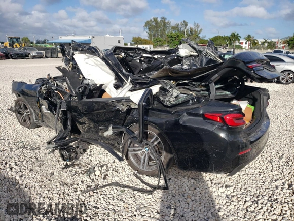 2021 BMW 5 Series 540i with VIN WBA53BJ07MCF99748, listed as a Copart auction lot 40306553 with Not Provided miles and Non Repairable. Bid and sale history available at DreamBid. Image 2.