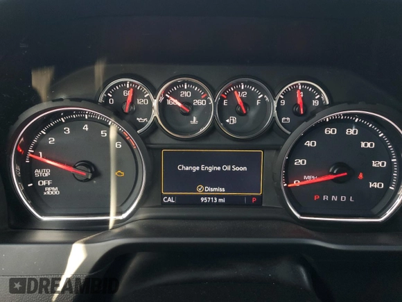 2019 Chevrolet Silverado 1500 with VIN 1GCUWEED8KZ368546, listed as a Copart auction lot 52995015 with 95,713 mi miles and Salvage Title. Bid and sale history available at DreamBid. Image 9.