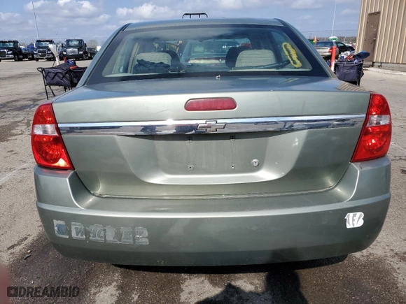2006 Chevrolet Malibu LT w/0LT with VIN 1G1ZT51F36F212288, listed as a Copart auction lot 52145285 with 0 mi miles and Salvage Title. Bid and sale history available at carsss.com. Image 6.