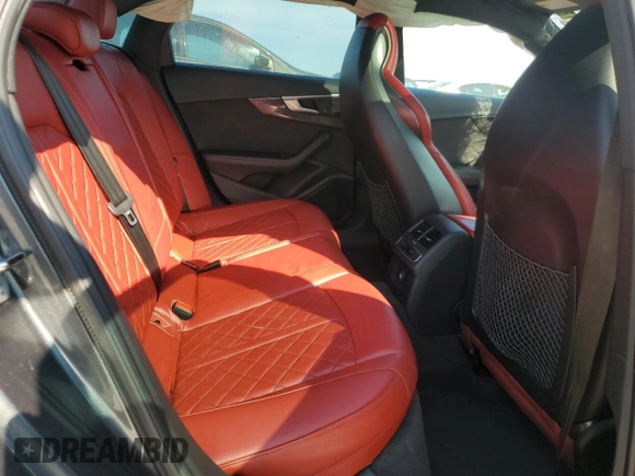2018 Audi S4 Premium Plus with VIN WAUB4AF48JA120568, listed as a Copart auction lot 60743874 with 69,860 mi miles and Salvage Title. Bid and sale history available at carsss.com. Image 10.