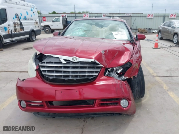 2008 Chrysler Sebring Limited with VIN 1C3LC65M28N268411, listed as a IAAI auction lot 41877805 with 110,886 mi miles. Bid and sale history available at carsss.com. Image 11.