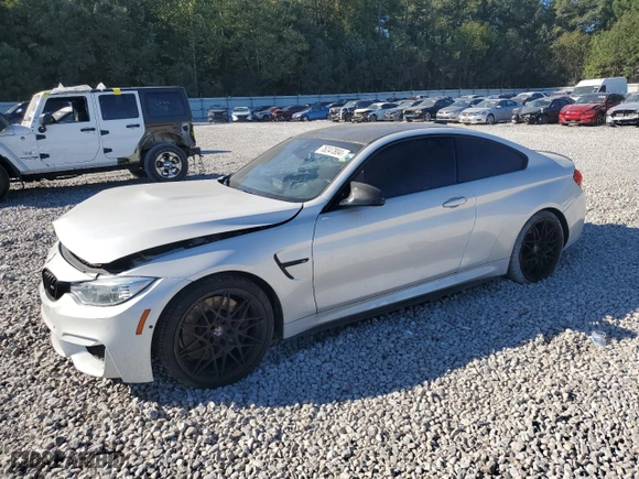 2017 BMW M4 with VIN WBS3R9C58HK709444, listed as a Copart auction lot 76247804 with NaN miles and Salvage Title. Bid and sale history available at carsss.com. Image 1.