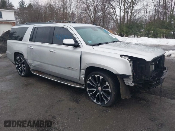 2015 GMC Yukon XL SLT with VIN 1GKS2HKC0FR287860, listed as a IAAI auction lot 41638921 with 213,214 mi miles. Bid and sale history available at carsss.com. Image 1.