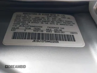 2017 Nissan Rogue S z VIN JN1BJ1CP5HW022009, wystawiony jako IAAI lot #41627266 z przebiegiem 120 966 mil mil oraz . Historia ofert i sprzedaży dostępna na DreamBid. Obrazek 9.